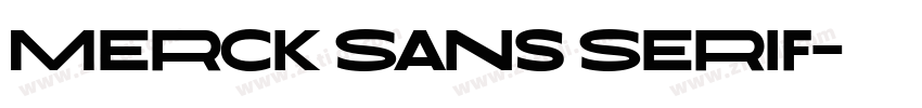 Merck Sans Serif字体转换
